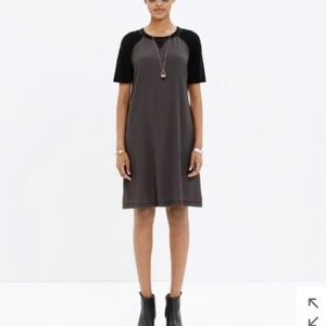 Madewell shift color block dress tee shirt